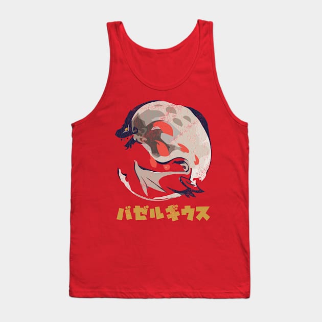 Monster Hunter Rise Bazelgeuse Kanji Icon Tank Top by StebopDesigns